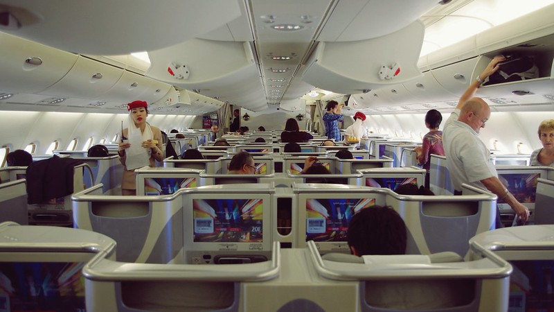 emirates a380 business class