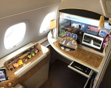 emirates a380 business class