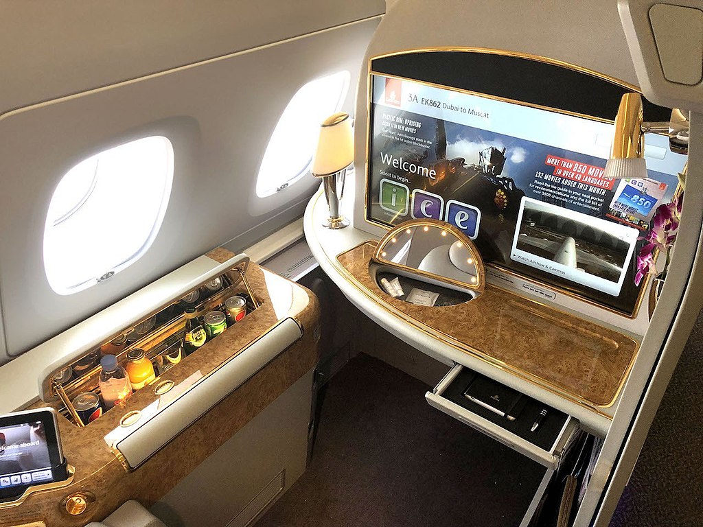 emirates a380 business class